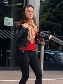 Belinda Savage sentenced for minor drug charges, breaking and entering into a council building and damaging a CCTV camera. Picture: Aisling Brennan