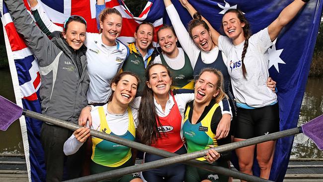 The women's eight is heading to Rio after the Russian was banned. Picture: Tim Carrafa