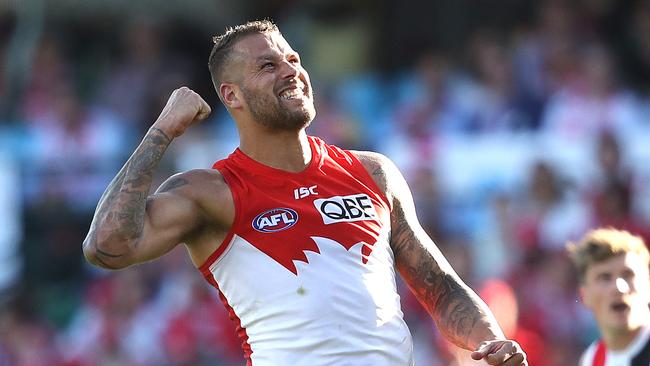 Lance Franklin has been sidelined by knee and hamstring issues this year.