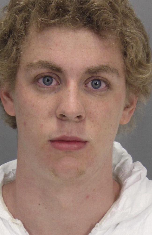 Brock Turner, the former Stanford University swimmer convicted of sexually assaulting an unconscious woman. Picture: AP