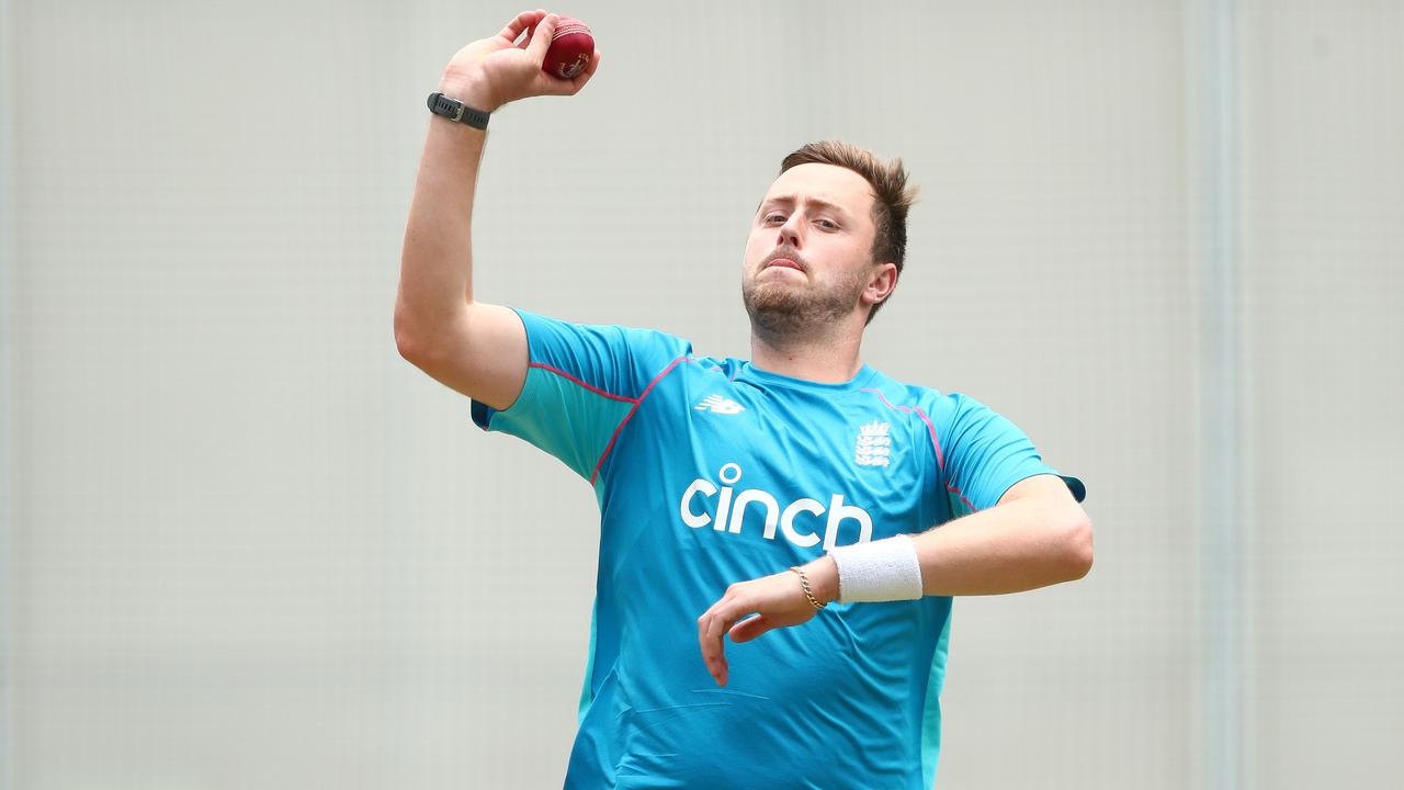 England seamer Ollie Robinson. Photo by Chris Hyde/Getty Images