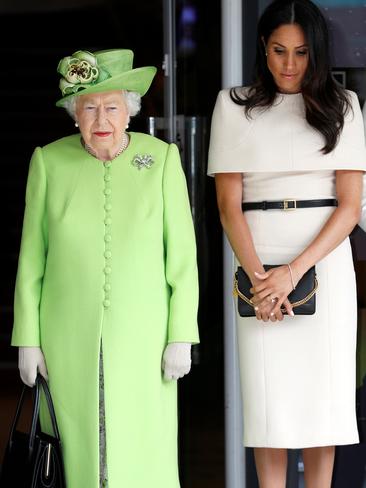 Meghan has made some major changes to her wardrobe colour palette. Picture Mega Agency