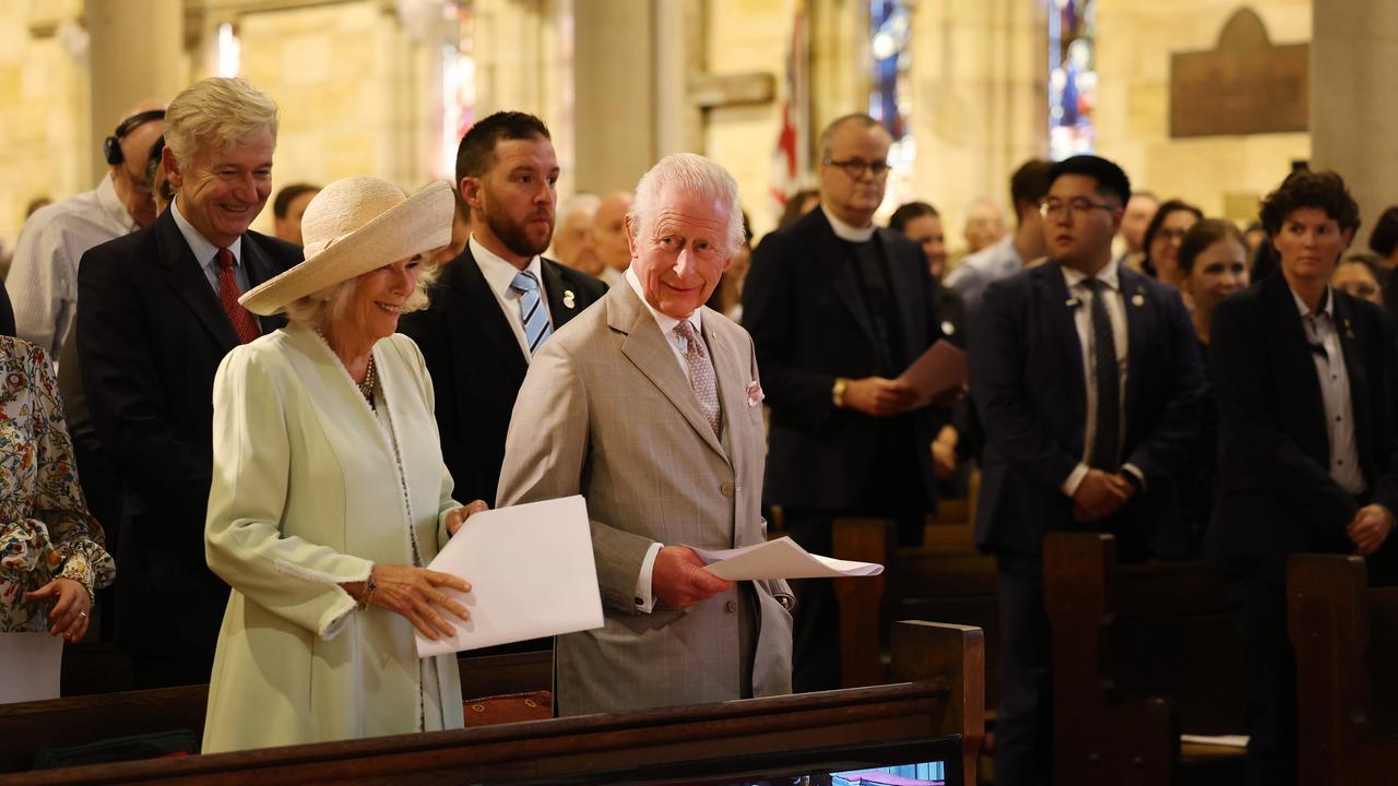 The service was officiated by the Archbishop of Sydney Kanishka Raffel. Picture: NewsWire / Rohan Kelly