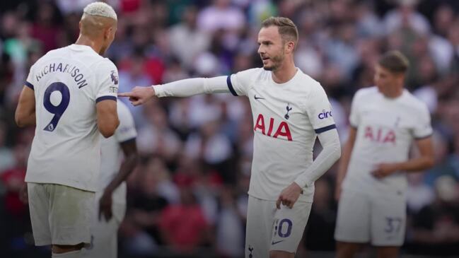 Maddison opens Tottenham account in win at Bournemouth