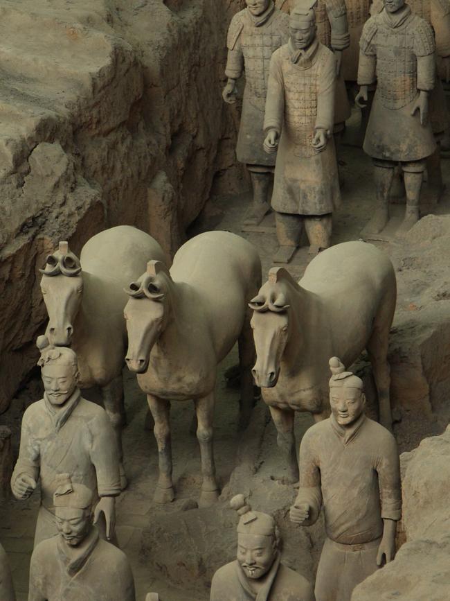 The 8000 warriors, horses and chariots were buried to protect Qin in the afterlife. But in 1974, the warriors were discovered and are one of the true archaeological discoveries of all-time. Photo: Sarah Nicholson