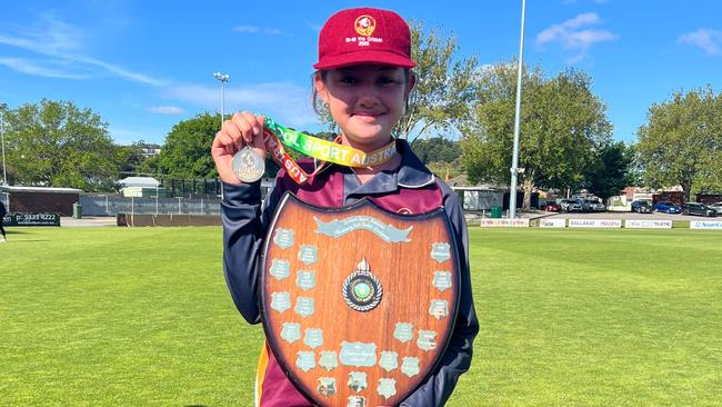 Isabella competed against the nations best 11-12 year old cricket players from November 19-26 in Ballarat.