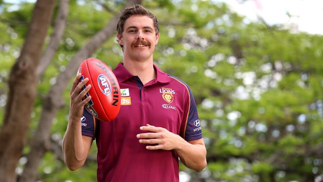 Joe Daniher has officially crossed from Essendon to Brisbane. Picture: Getty