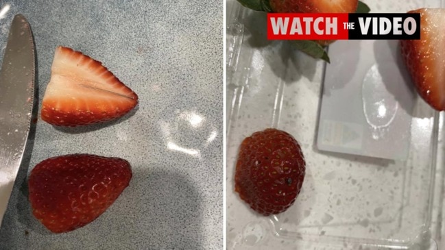 Pins found in strawberries at Stirling