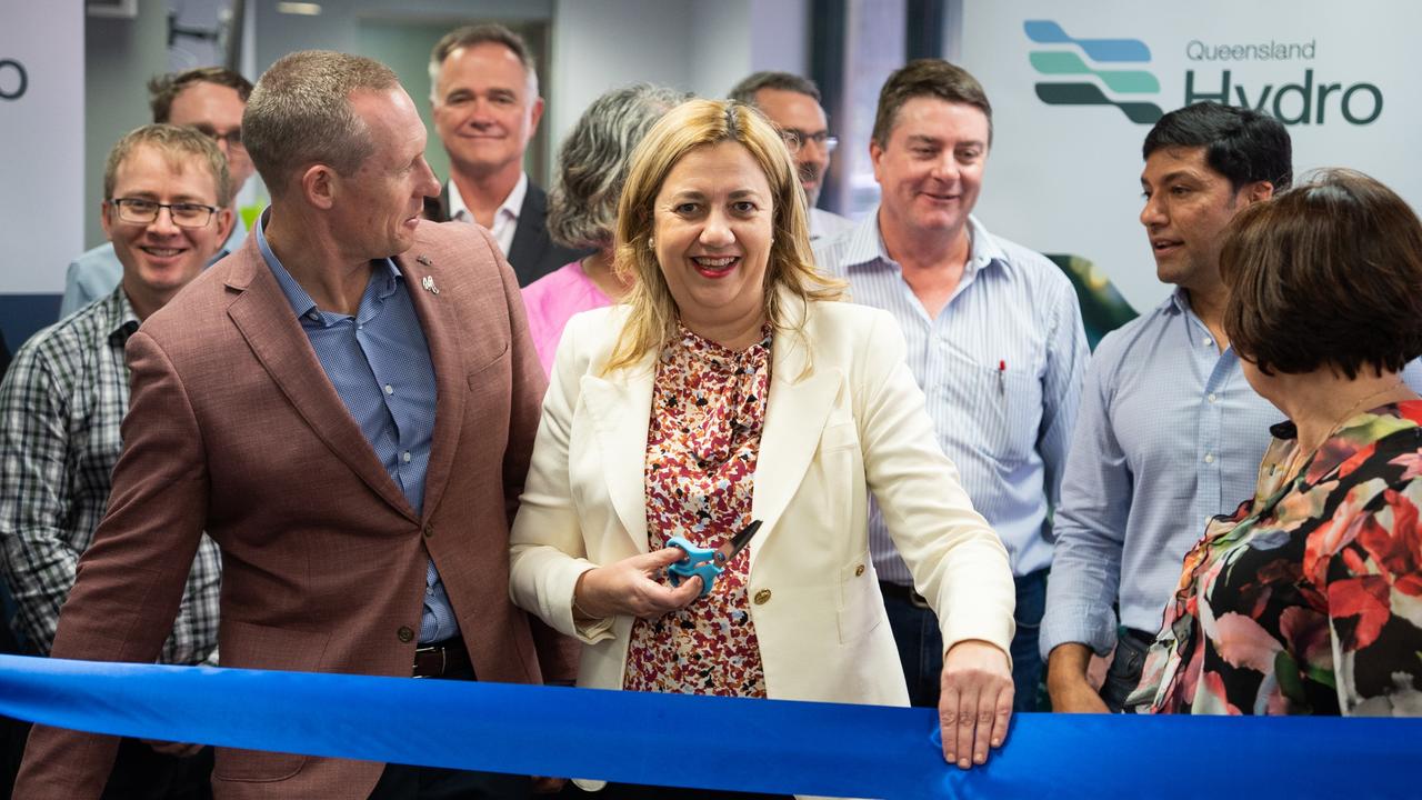 Premier Annastacia Palaszczuk opens the new Queensland Hydro office in Mackay on June 2, 2023. Picture: Contributed