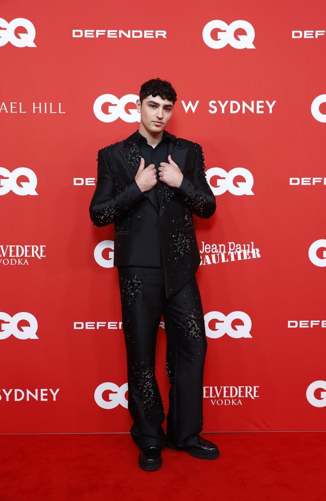 Oliver Cronin on the red carpet. Picture: Jonathan Ng