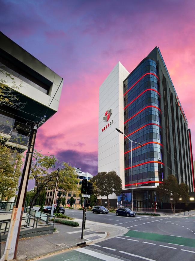 NextDC’s $100m A1 data centre on Pirie Street in Adelaide.