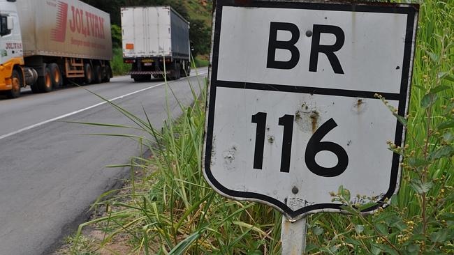 Trade and misery: Brazil's BR-116 highway. Picture: Matt...