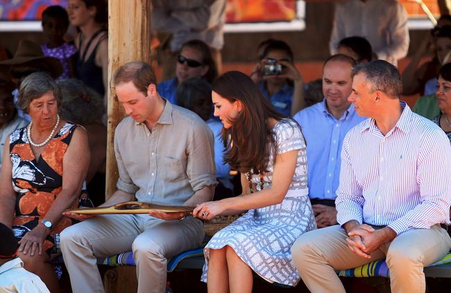 The TRG were had to plan the safety measures during the entirety of the royal’s visit to the Territory including public ceremonies. Picture: PHIL WILLIAMS.