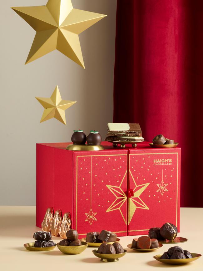 Haigh's $1290 Luxury Advent Calendar is back in stock. Picture: Supplied