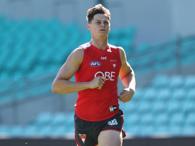 Callum Sinclair is on the rise for the Swans.