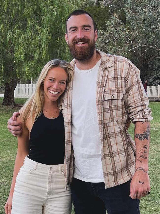 Port Adelaide star Charlie Dixon's new girlfriend Sunny Gibbs. Picture: Instagram