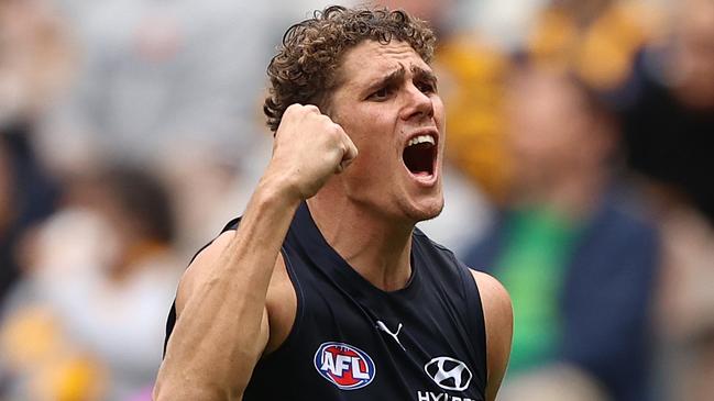 The re-birth of Charlie Curnow has been exhilarating to watch. Picture: Robert Cianflone/Getty Images