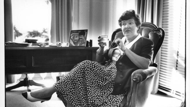 Joan Kirner, Premier of Victoria, pictured in 1990.