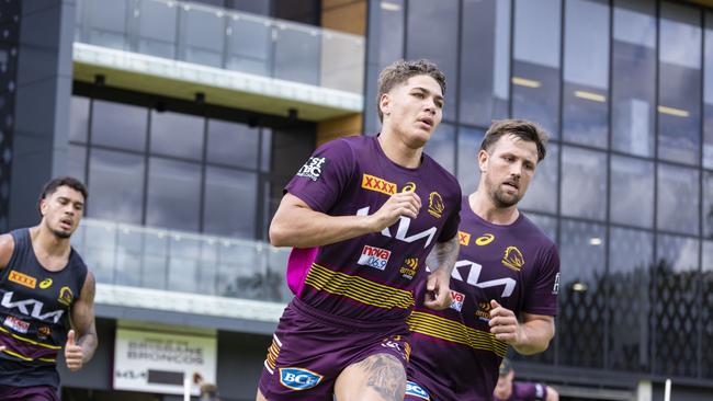 Walsh insists he has not been promised a start at fullback and is working hard in the off season to prove himself. Picture: Brisbane Broncos.