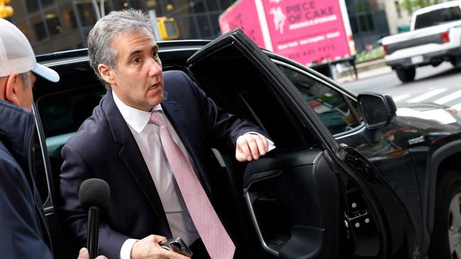 Michael Cohen, former President Donald Trump's former attorney, said Trump exerted pressure on him through public statements and various intermediaries. Picture: Michael M. Santiago/Getty Images/AFP