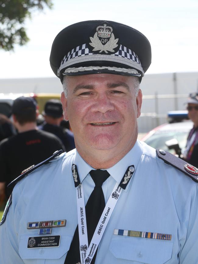 Outgoing Assistant Commissioner Brian Codd. He will now lead the State Crime Command. Picture Glenn Hampson