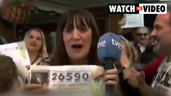 Spanish TV host quits live on air mistakenly believing she won $6m lotto