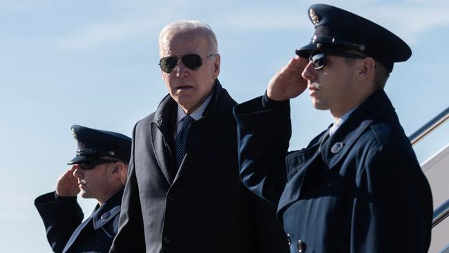 US President Joe Biden gives his State of the Union address today. Picture: AFP.