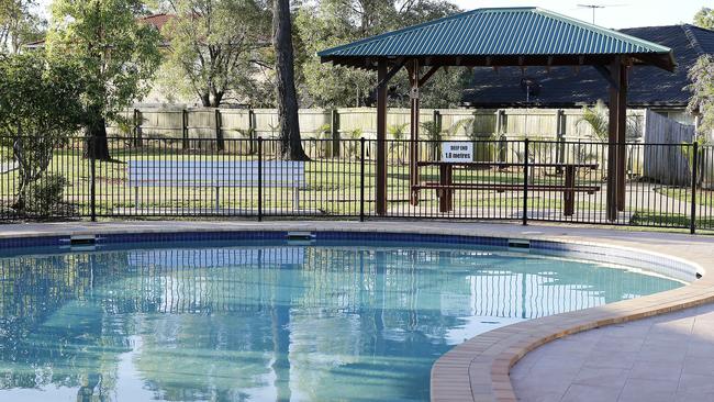 Two people were pulled from a pool at a gated complex at Brendale last week. Picture: AAP/Josh Woning