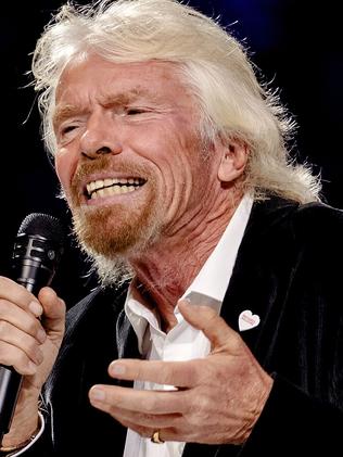 Richard Branson’s not-for-profit will help fire victims. Picture: AFP