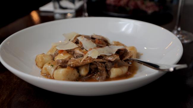 Gnocchi with braised duck. Picture: Nicole Cleary