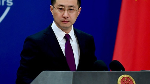 China's Foreign Ministry spokesman China's Lin Jian