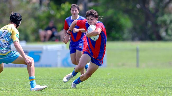 Cody Field was in the thick of the action. Picture: DC Sports Photography