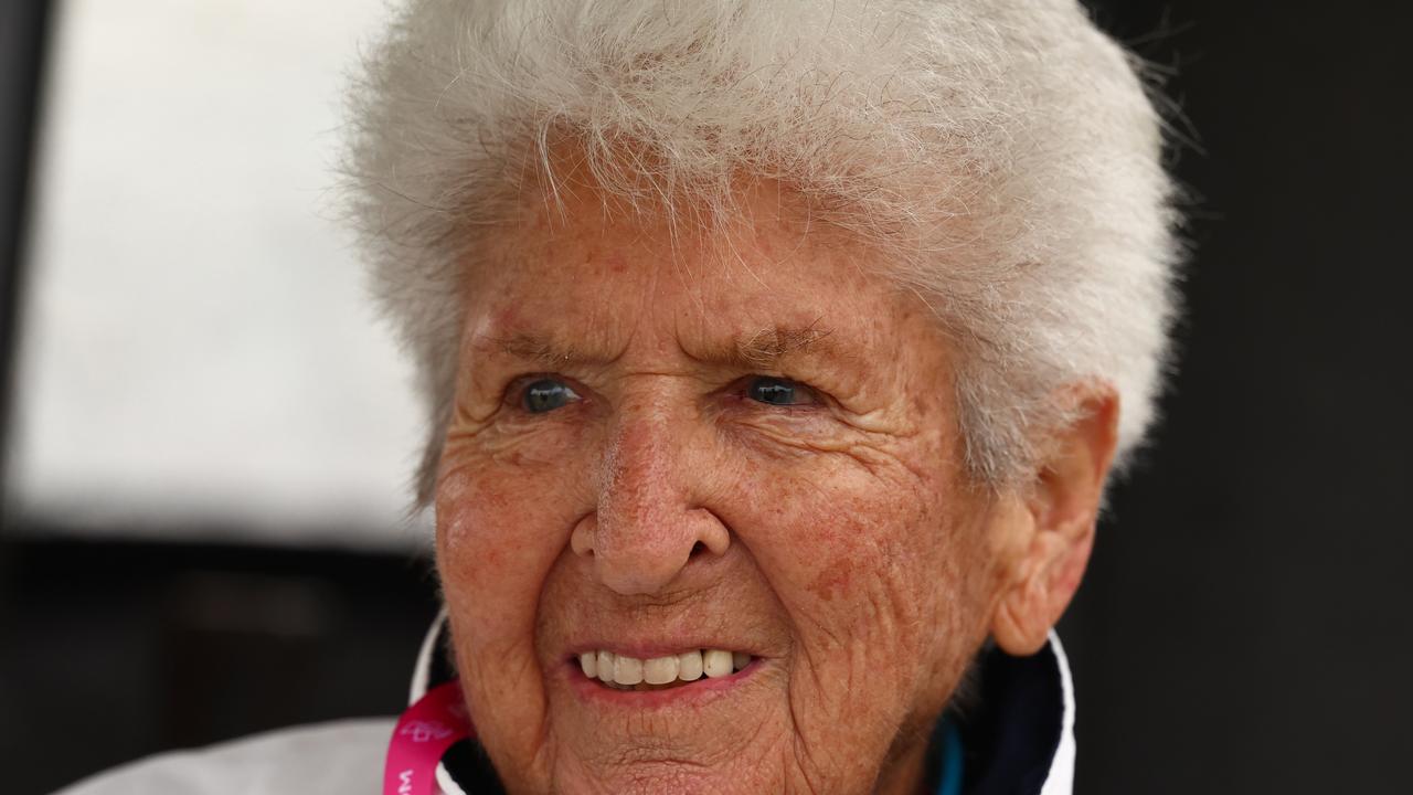 Dawn Fraser was rushed to hospital after suffering multiple injuries in a fall on the Sunshine Coast. Picture: Morgan Hancock