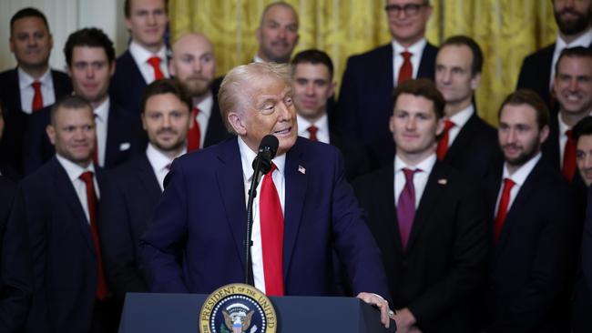 President Donald Trump said he wants to negotiate an agreement with Ukraine in which Kyiv guarantees supplies of rare earth metals, key elements used in electronics, in exchange for aid. Picture: Getty Images