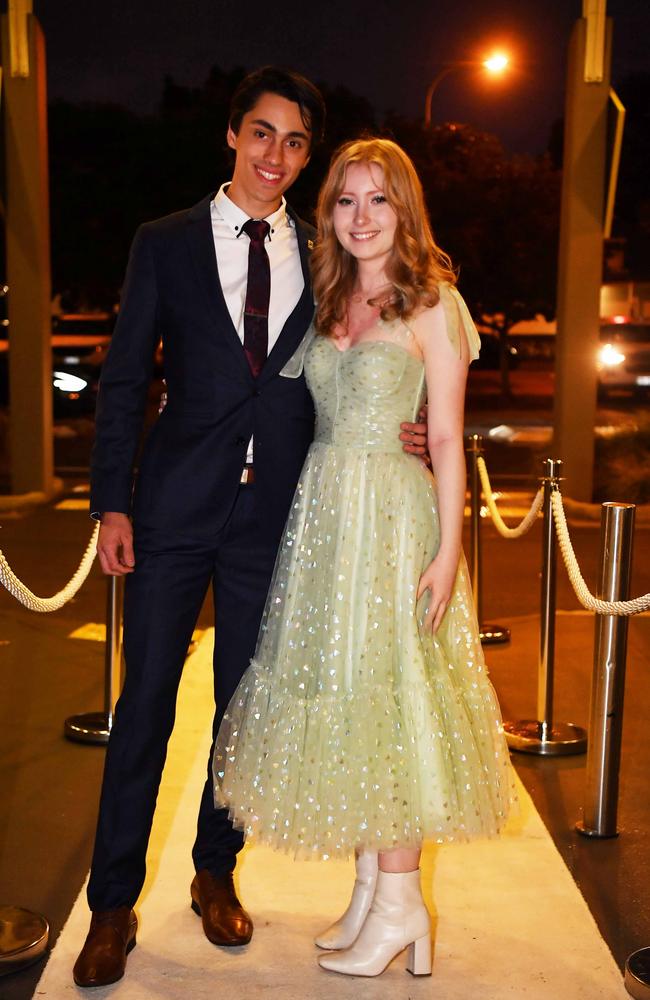 Josh Mansley and Yasmeen Weaver at year 12 formal, Nambour Christian College. Picture: Patrick Woods.