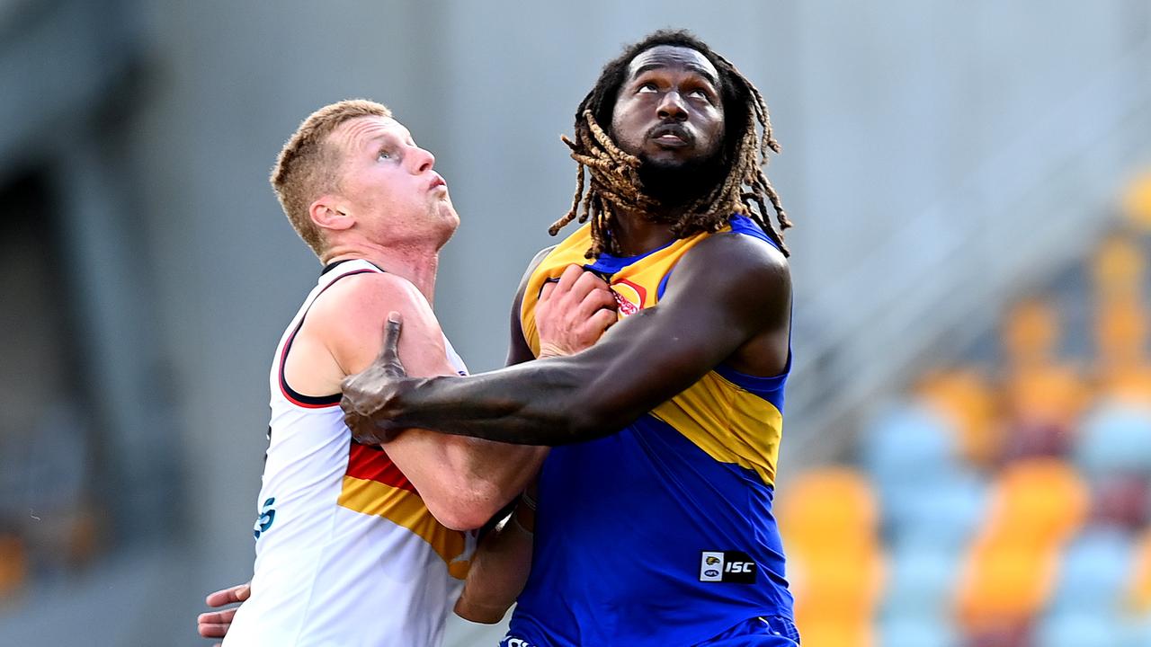 Nic Naitanui’s West Coast Eagles would be happy with their 2021 double-up opponents. Picture: Bradley Kanaris