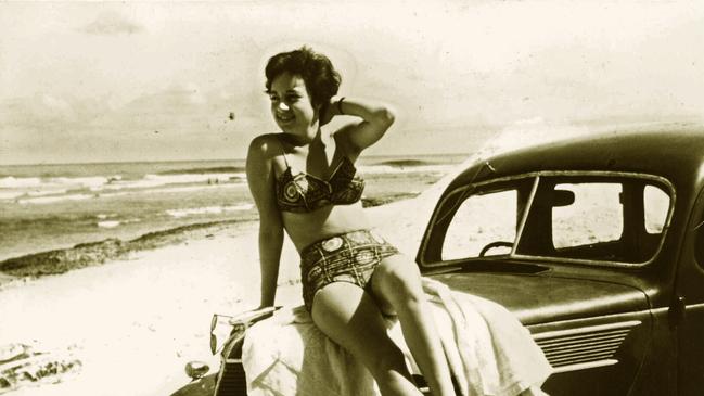 Wills as a teenager enjoying a trip to the beach. Photo undated.