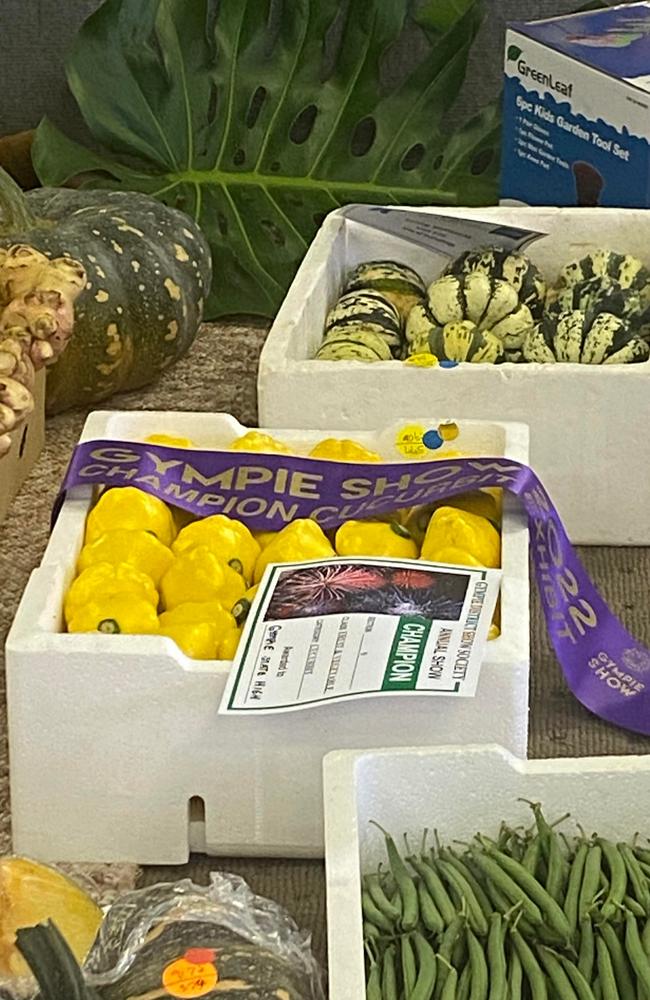 Gympie State High took home Grand Champion for fruit and veg on day two of the Gympie show.