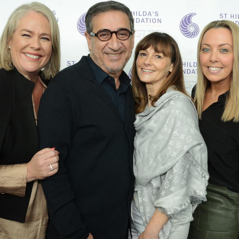 Rebecca Frizelle, Soheil and Anne Abedian, Roberta Grasso at St Hilda's Foundation business lunch at RACV Royal Pines, Benowa. Picture: Regina King