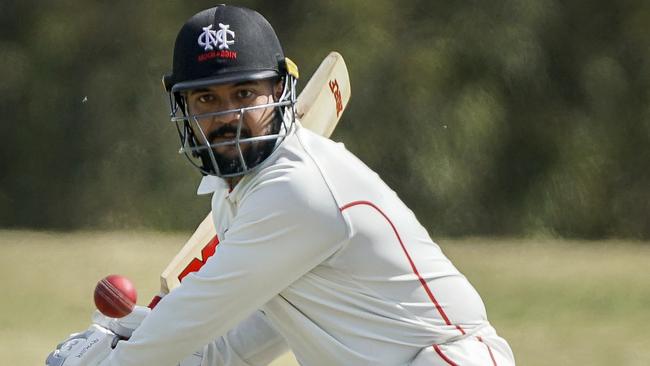 Calvyn Walker played a fine hand for Moorabbin.