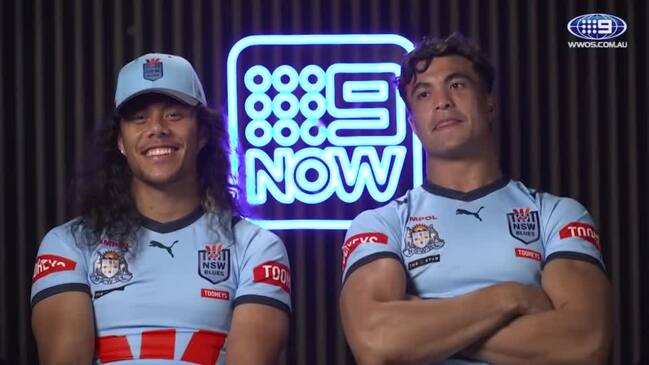 NSW stars lose it as Origin promo falls apart (Channel 9)