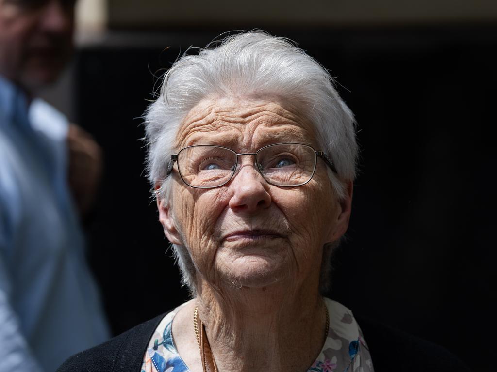 Robyn Hill outside the Supreme Court. Picture: Jason Edwards