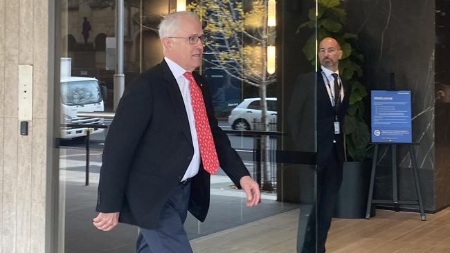 Malcolm Turnbull arrives at the Australian Club's female membership vote.