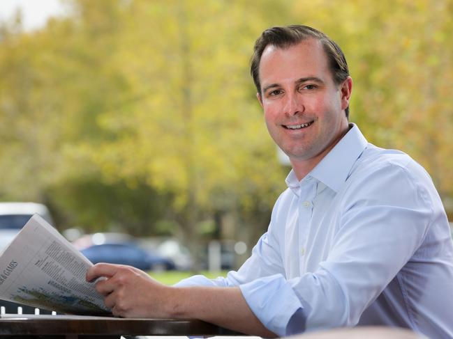 Liberal member for Sturt James Stevens. Picture: Russell Millard