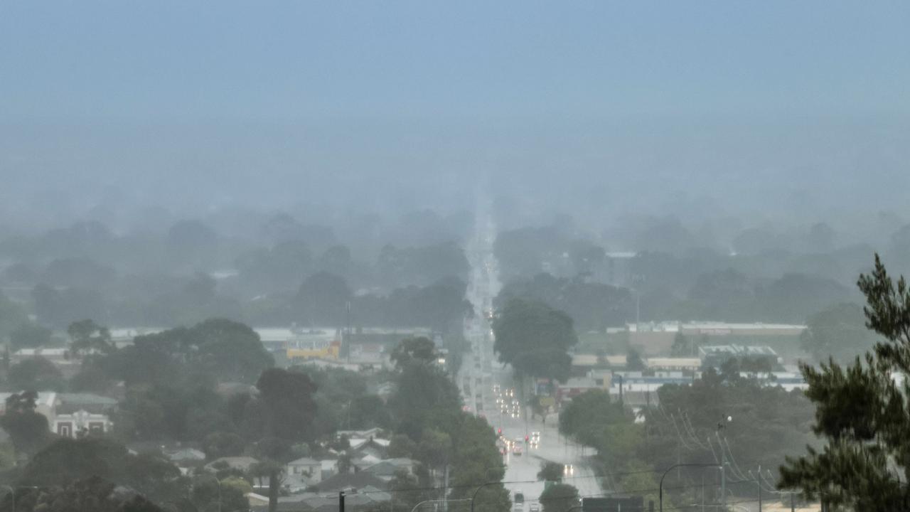 The view from Darlington along Marion Road on Saturday. Picture: Russell Millard Photography