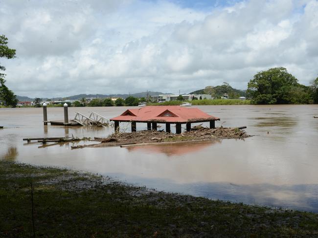 The Murwillumbah region has been copping flooding rain in recent days. Picture: Liana Boss