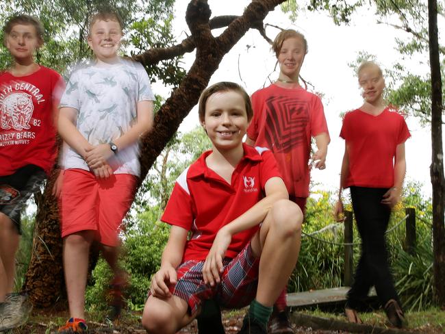 Riley Brown and friends on Daniel’s Walk.