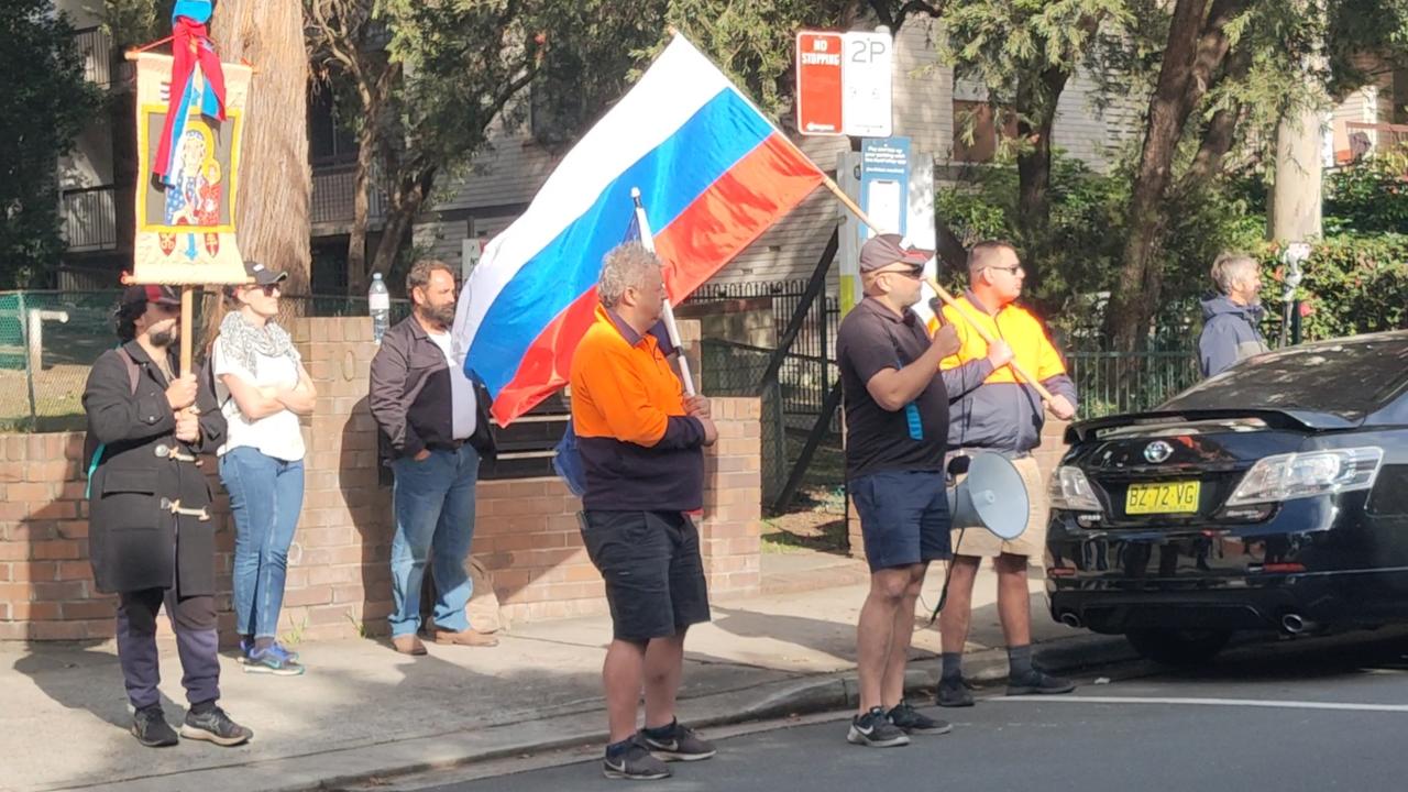 AWB supporters gather outside court