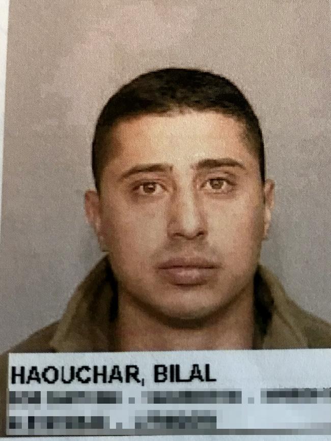 Police photograph of Bilal Haouchar in 2013.