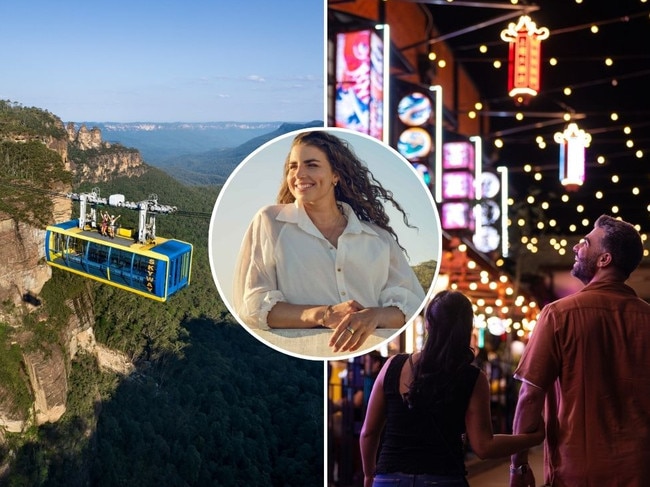 Jess Fox with the Blue Mountains and Burwood Chinatown